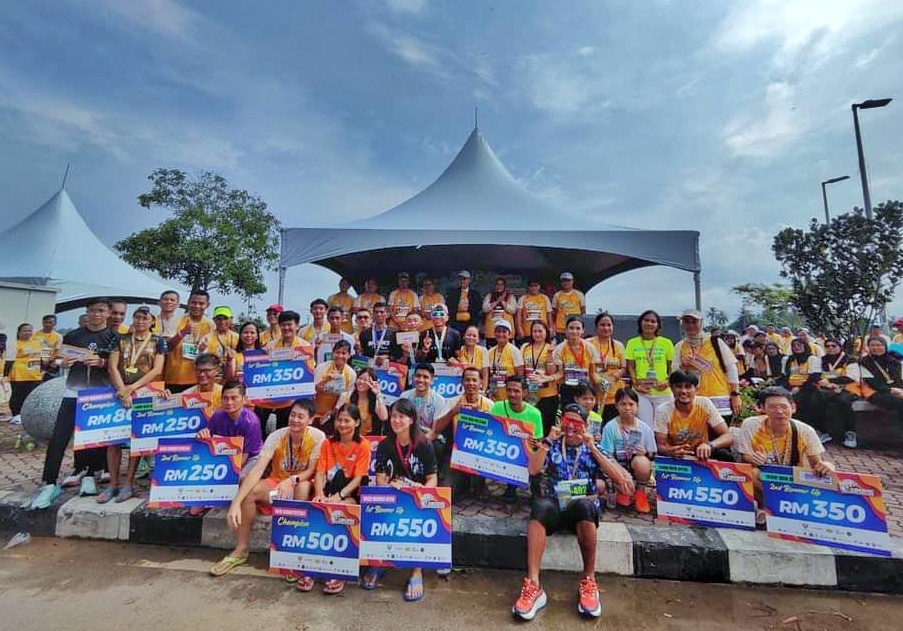 2,500 sertai Benak Road Trail Run
