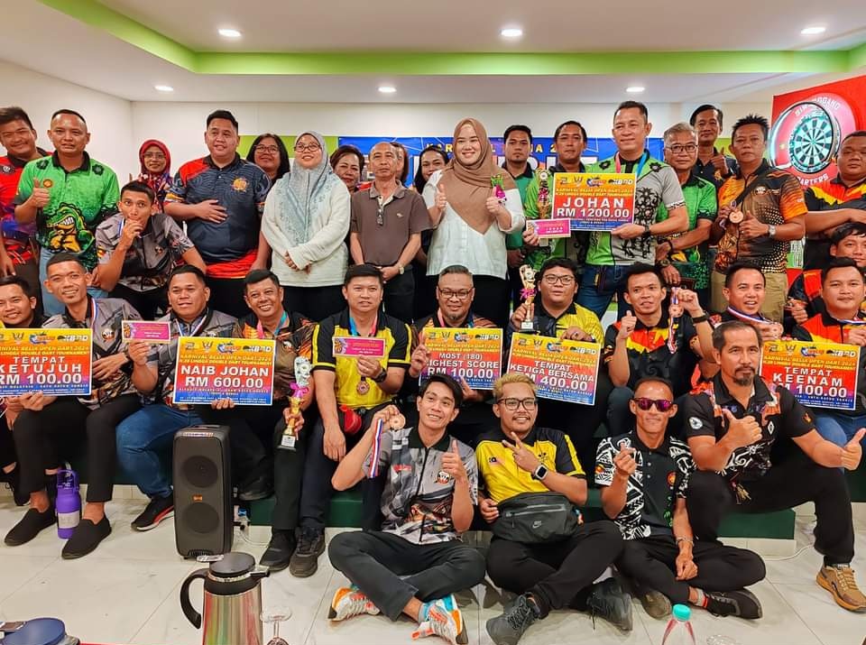Simanggang Legacy juara Dart Karnival DUN Lingga 2024