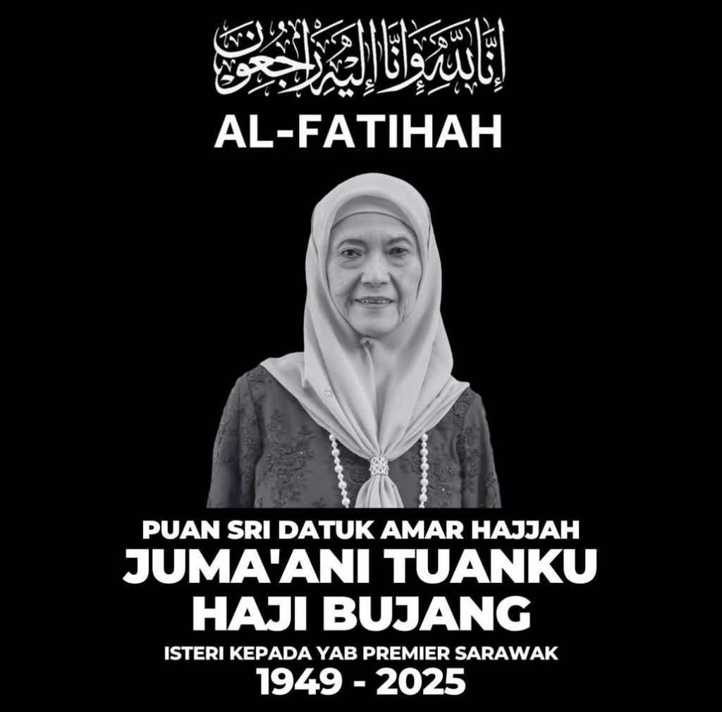 Isteri Premier Sarawak meninggal dunia