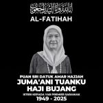 Isteri Premier Sarawak meninggal dunia